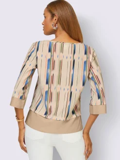 Creation L Chemisiers<Chemisier pattes contrastées