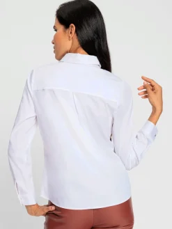 Ashley Brooke Chemisiers<Chemisier pierres fantaisie sur le col