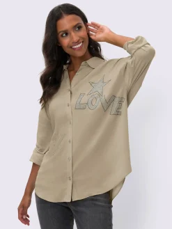 Mandarin Chemisiers<Chemisier pure viscose