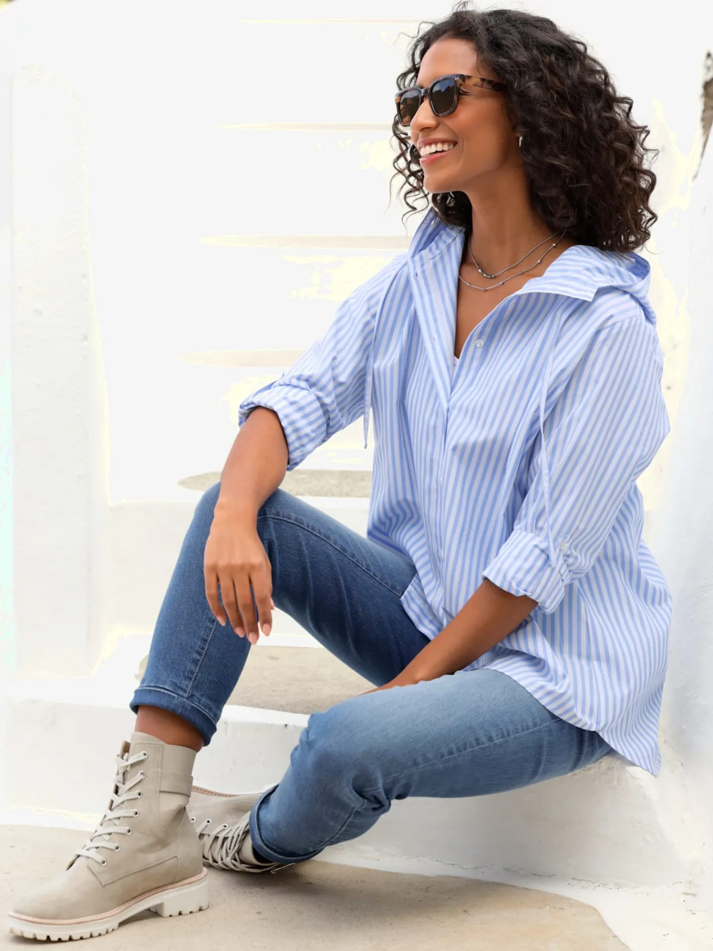 Best Connection Chemisiers<Chemisier rayé qualité facile d'entretien