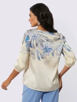 Creation L Chemisiers<Chemisier satin mat élégant