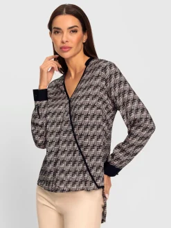 Rick Cardona Chemisiers<Chemisier superbe aspect cache-cœur