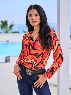 Ashley Brooke Chemisiers<Chemisier superbe motif graphique