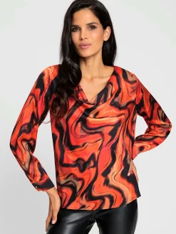 Ashley Brooke Chemisiers<Chemisier superbe motif graphique