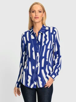 Rick Cardona Chemisiers<Chemisier superbe motif graphique