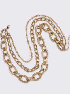 Bijoux<Collier doré tendance