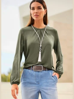 Bijoux<Collier houppe décorative