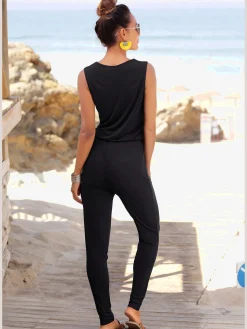 LASCANA Combinaisons|Pantalons<Combinaison avec encolure en v