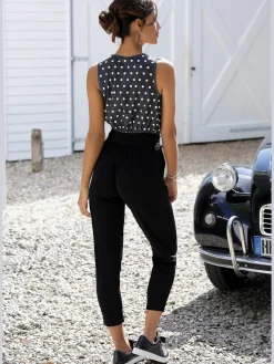 LASCANA Combinaisons|Pantalons<Combinaison col v chevauchant