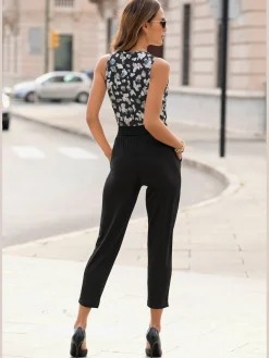 LASCANA Combinaisons|Pantalons<Combinaison combiné avec encolure en v