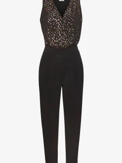 LASCANA Combinaisons|Pantalons<Combinaison combiné avec encolure en v et bouton-pression