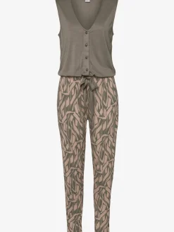 Buffalo Combinaisons|Pantalons<Combinaison encolure en v avec patte de boutonnage