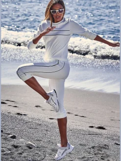 H.I.S Pantalons<Corsaire avec passepoil latéral