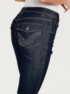 Ashley Brooke Pantalons<Corsaire en jean coupe skinny