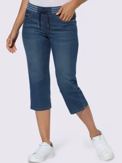 Collection L Jeans|Pantalons<Corsaire en jean qualité coton doux sur la peau