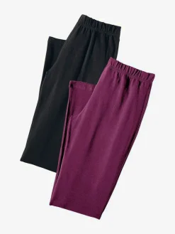 Vivance active Pantalons<Corsaire lot de 2 pantalons basiques longueur 3/4
