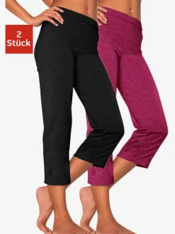 Vivance active Pantalons<Corsaire lot de 2 pantalons basiques longueur 3/4