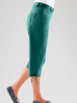 Collection L Pantalons<Corsaire sportif ceinture élastique cotelée