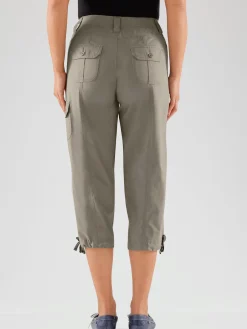 Collection L Pantalons<Corsaire sportif ceinture élastique cotelée