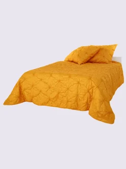 helline home Coussins Déco Et Housses<Couvre-lit aspect soyeux 100% polyester