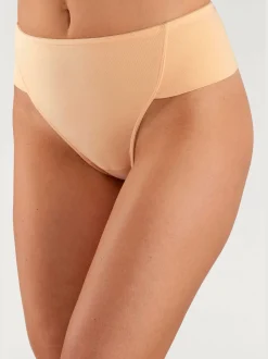 petite fleur Lingerie Gainante<Culotte string gainante tanga sculptant avec résille intégré