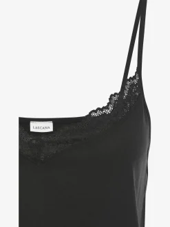 LASCANA T-Shirts<Débardeur avec empiècement en dentelle à l'encolure en v