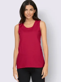 T-Shirts|Débardeurs<Débardeur bretelles larges avec encolure ronde