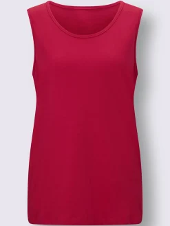 T-Shirts|Débardeurs<Débardeur bretelles larges avec encolure ronde