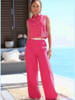 LASCANA Débardeurs<Débardeur col chemisier