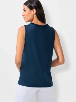 T-Shirts|Débardeurs<Débardeur col montant froncé