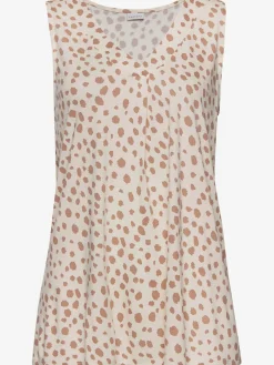 LASCANA T-Shirts|Débardeurs<Débardeur col v plissé