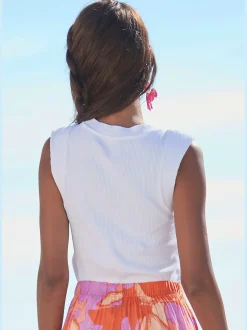 LASCANA T-Shirts<Débardeur côtelé débardeur à encolure haute