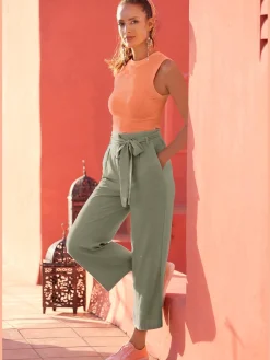 LASCANA T-Shirts<Débardeur côtelé débardeur à encolure haute