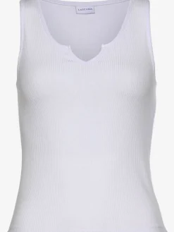 LASCANA T-Shirts<Débardeur côtelé petite encolure devant
