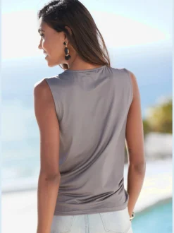 LASCANA T-Shirts|Débardeurs<Débardeur découpe devant