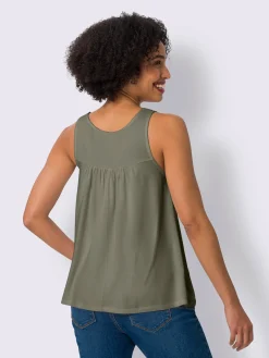 Linea Tesini Débardeurs|T-Shirts<Débardeur dentelle crochetée à l'encolure ronde