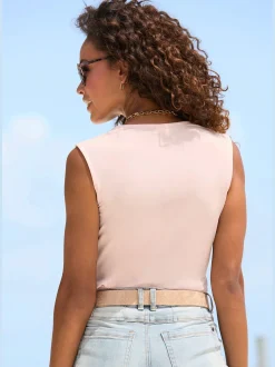 LASCANA T-Shirts|Débardeurs<Débardeur doublure devant