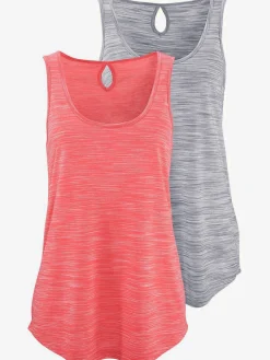 Beachtime Débardeurs|T-Shirts<Débardeur effet structuré bicolore