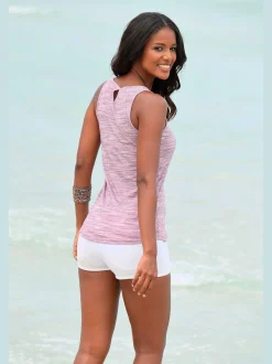 Beachtime Débardeurs|T-Shirts<Débardeur effet structuré bicolore