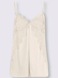 Ashley Brooke Tenues De Cérémonie|Débardeurs<Débardeur en dentelle 47% soie