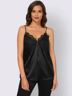 Ashley Brooke Tenues De Cérémonie|Débardeurs<Débardeur en dentelle 47% soie