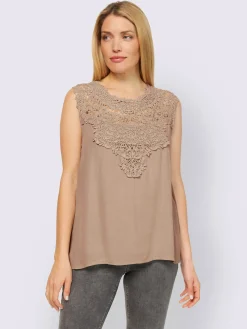 Linea Tesini T-Shirts|Débardeurs<Débardeur en dentelle agréables à porter