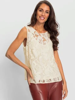 Ashley Brooke Tenues De Cérémonie|Débardeurs<Débardeur en dentelle dentelle florale