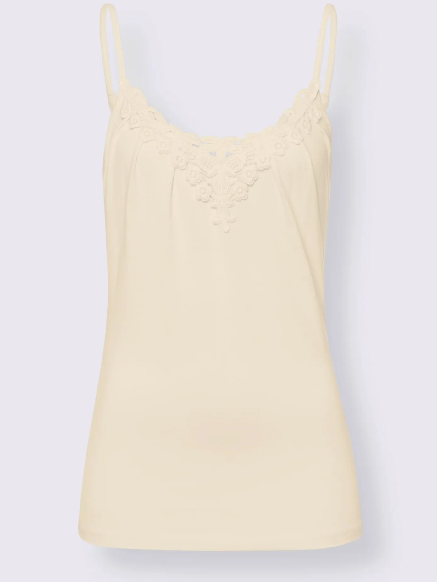 Linea Tesini T-Shirts|Débardeurs<Débardeur en dentelle qualité viscose douce