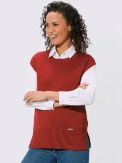 Collection L Pulls<Débardeur en tricot 50% coton