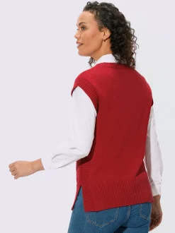 Collection L Pulls<Débardeur en tricot 50% coton