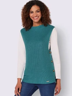 Collection L Pulls<Débardeur en tricot 50% coton