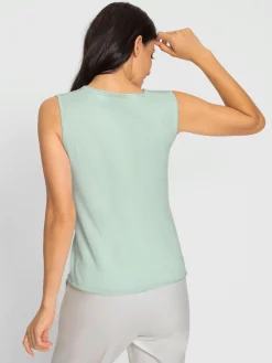 Ashley Brooke Débardeurs<Débardeur en tricot 30% soie