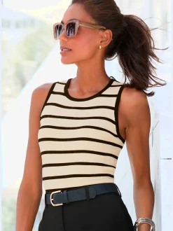 LASCANA Débardeurs<Débardeur en tricot bretelles larges