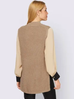 Rick Cardona Pulls<Débardeur en tricot col montant tendance